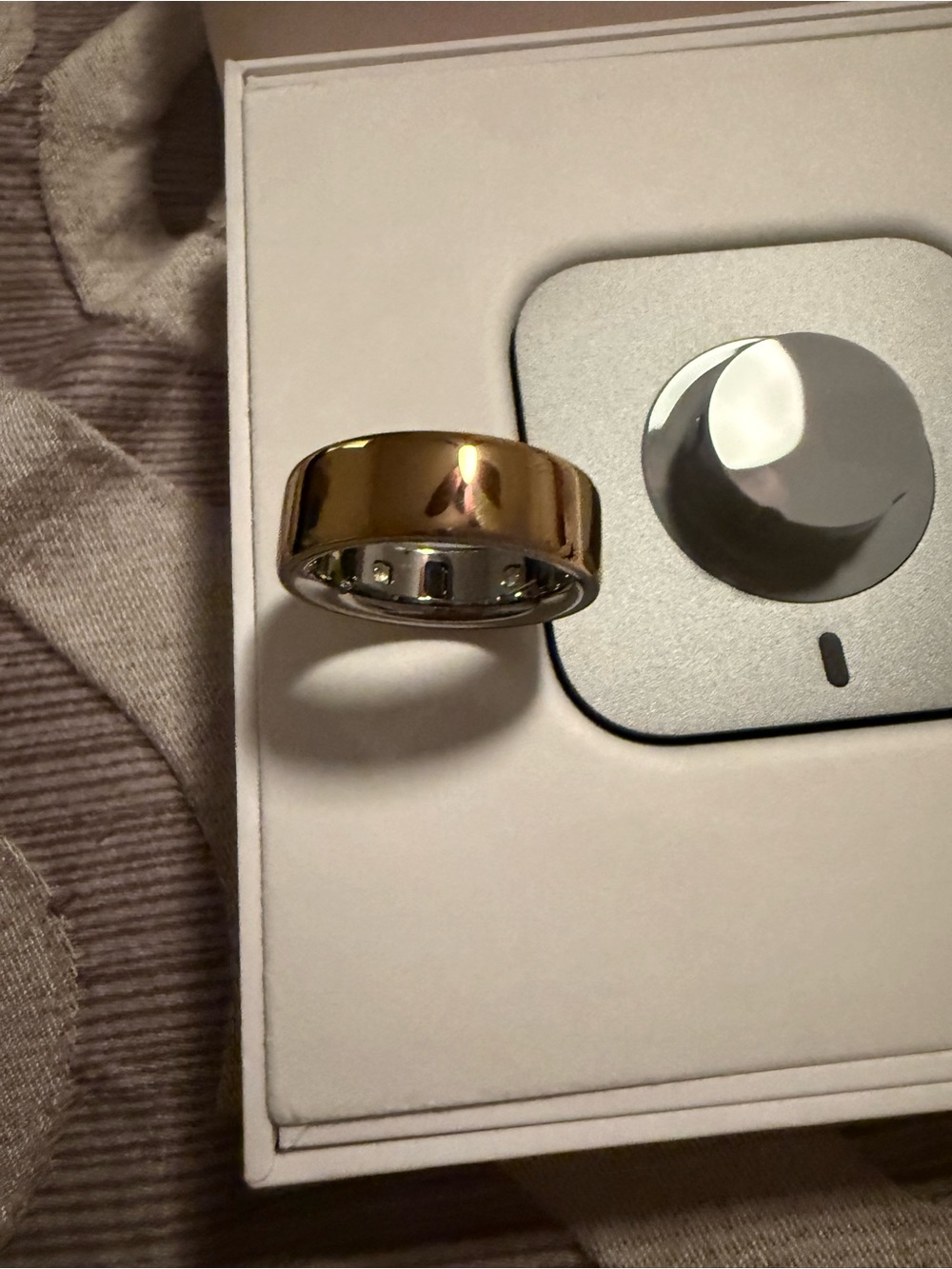 Oura Ring in Gold- Brand New- Open box- SIZE 10